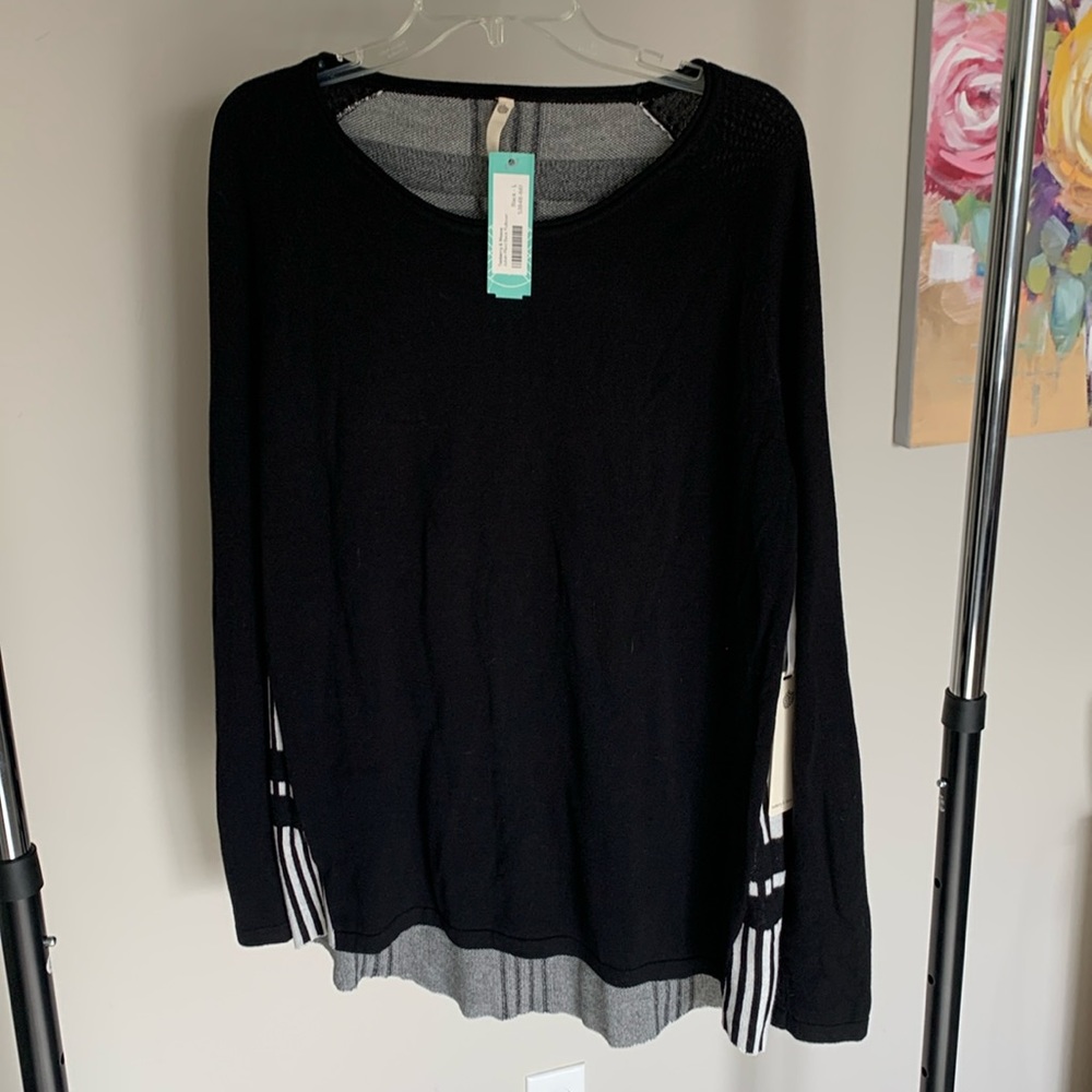 TeeBerry & Weave NWT Julian Plaid Back Pullover